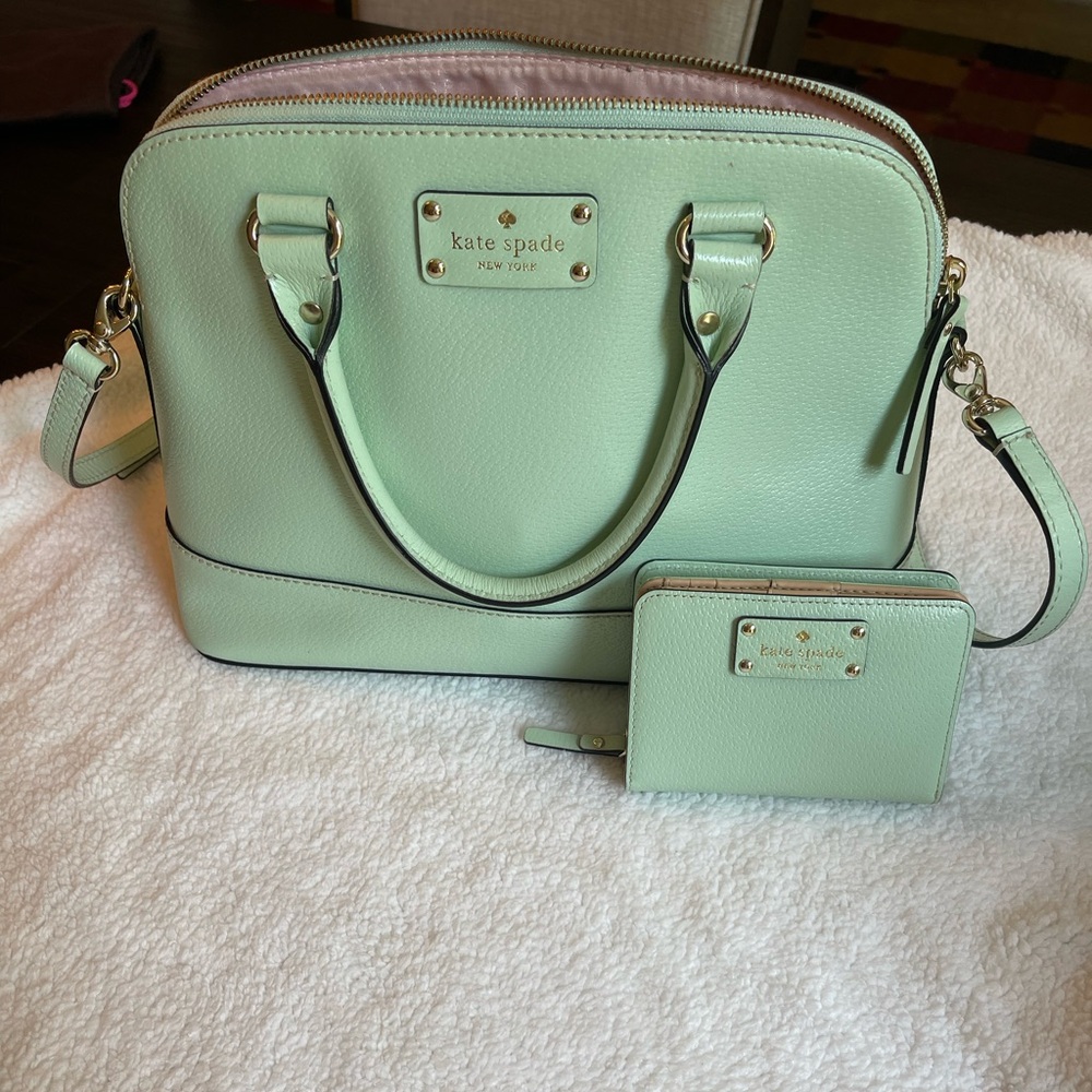 Kate Spade purse and matching wallet